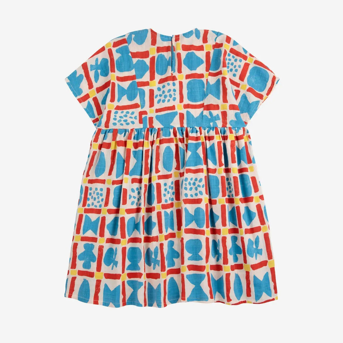 Geometric Game Woven Dress