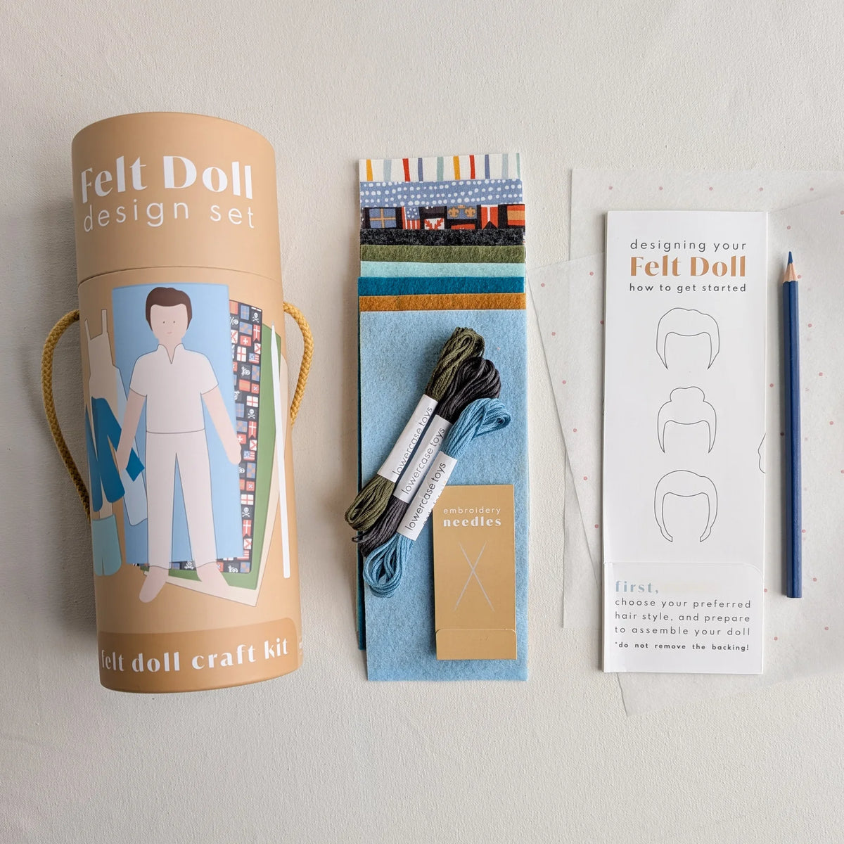 Cape Design Set- Felt Doll Craft Kit