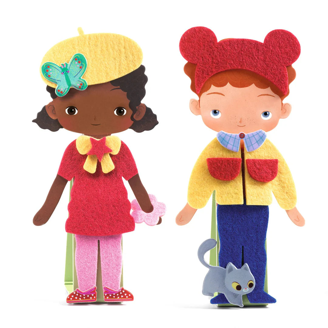 Dress Up Felt Characters