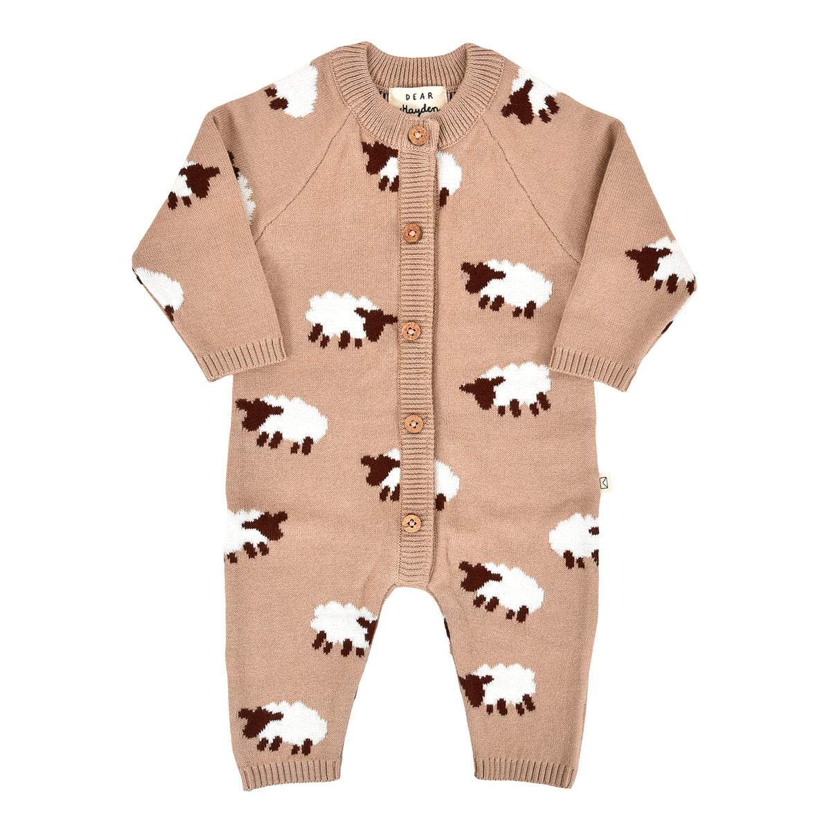 Baa Baa Sheep Jacquard Romper