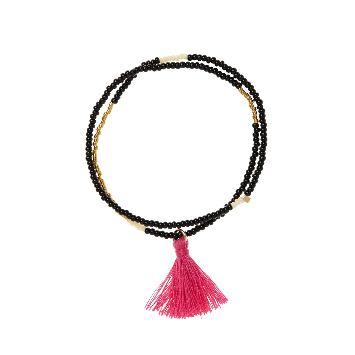 Elastic Tassel Wrap Bracelet