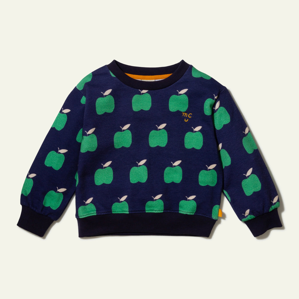 Recycled Cotton Green Apple Sweatshirt