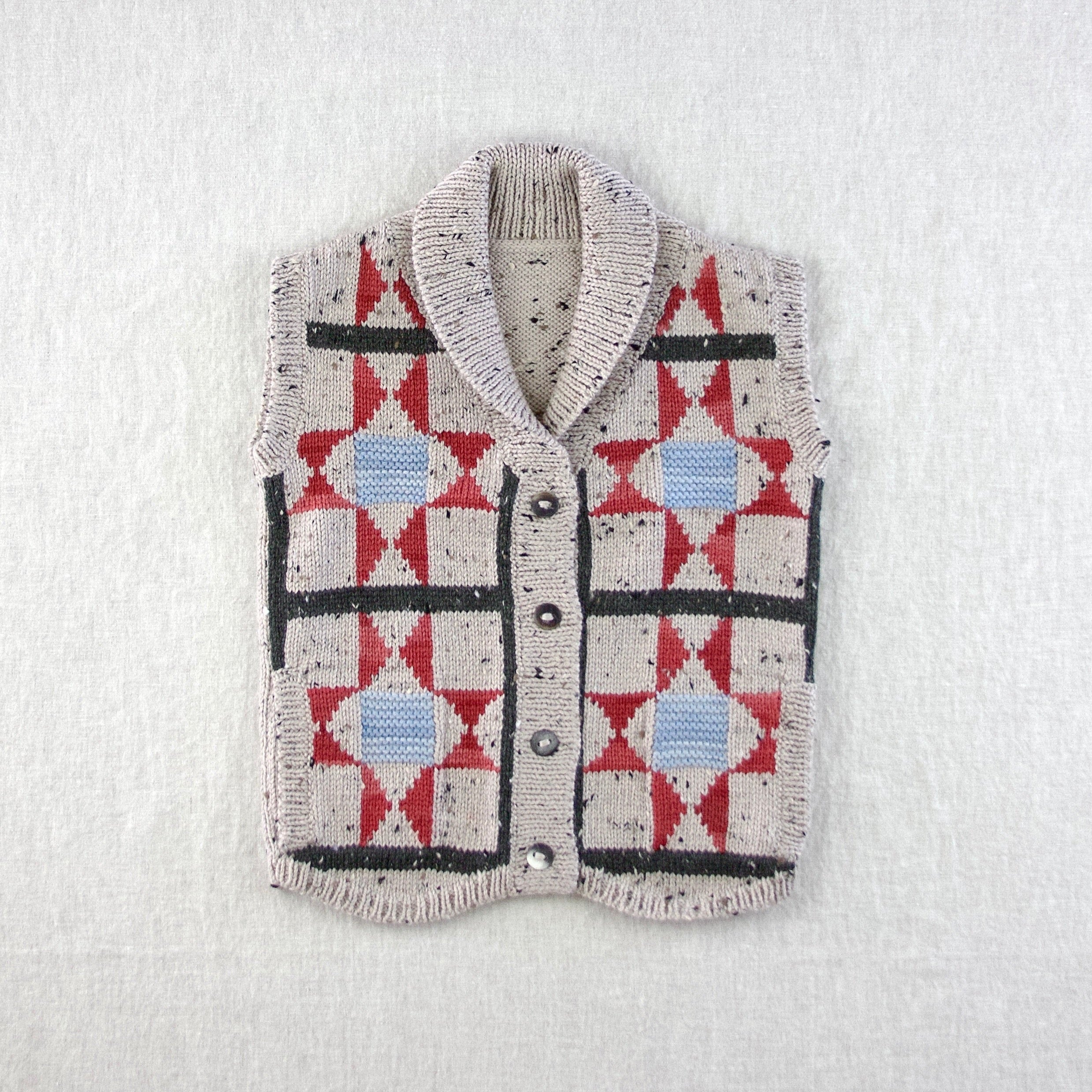 Patchwork Quilt Button Vest - Doe + Fawn