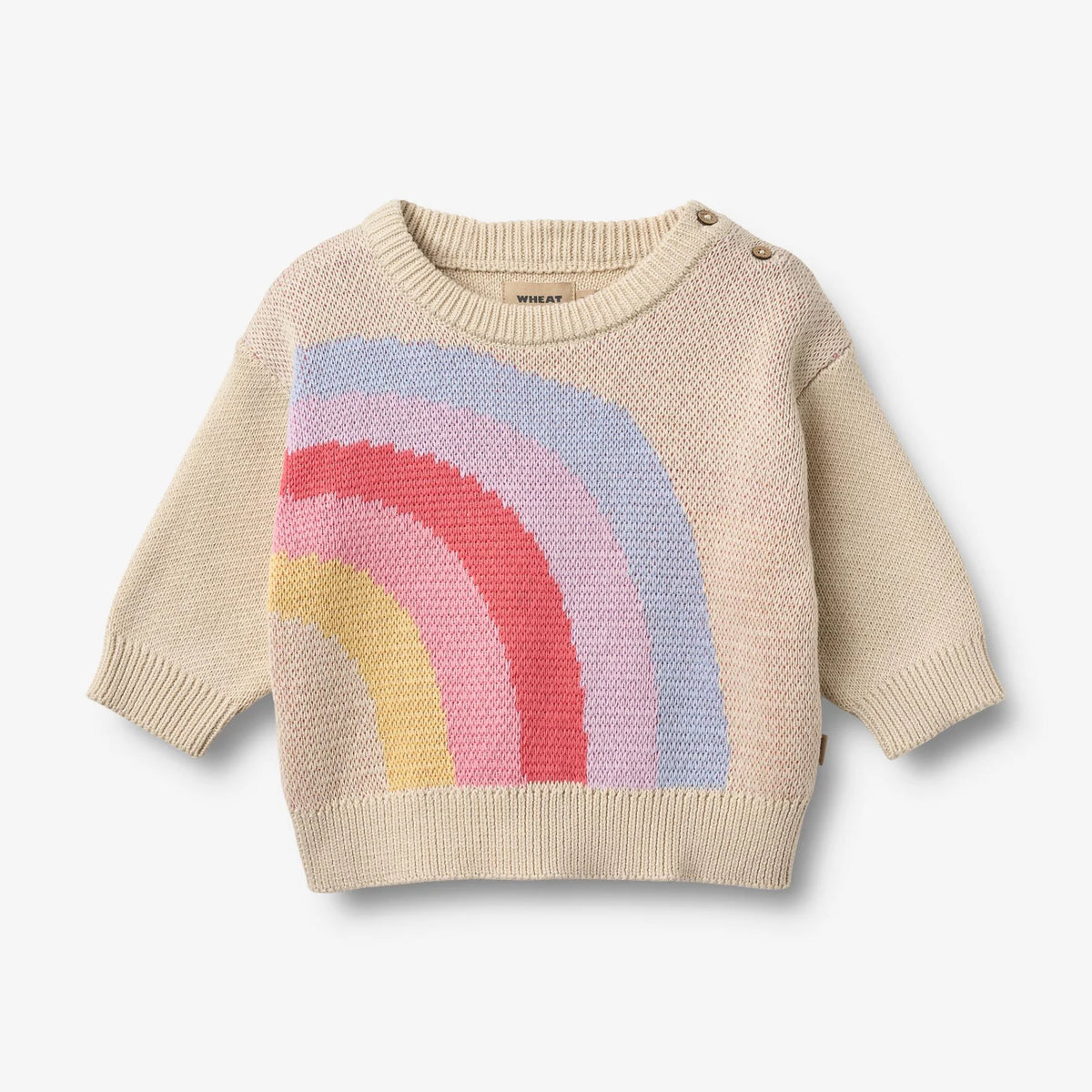 Rainbow Jacquared Pullover