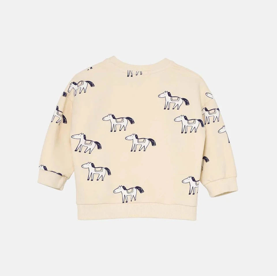 Baby Fleece Sweatshirt Horses