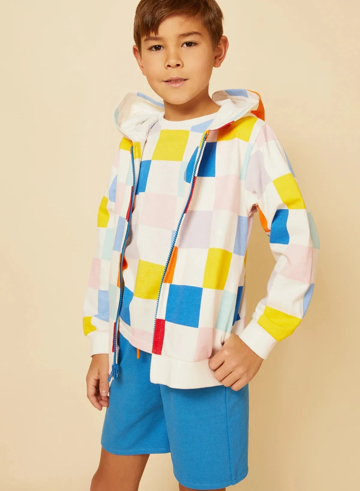 French Blue Kid Short