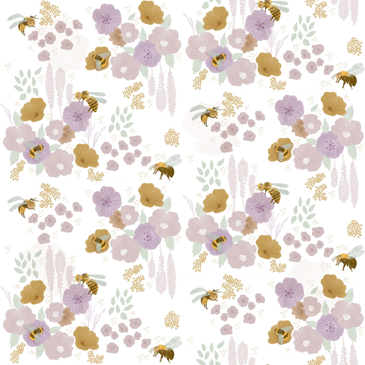 Flower Bees Romper