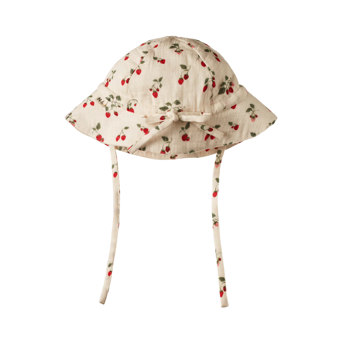 Muslin Sunhat Strawberry Blush