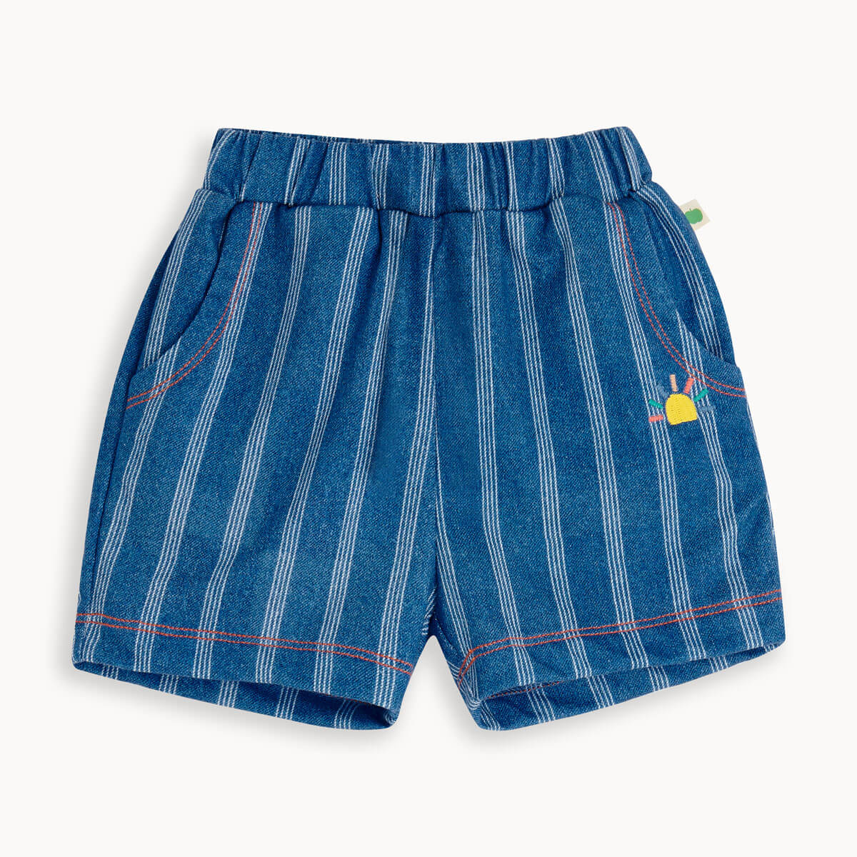 Mykanos - Denim Pinstripe Baby &amp; Kids Shorts
