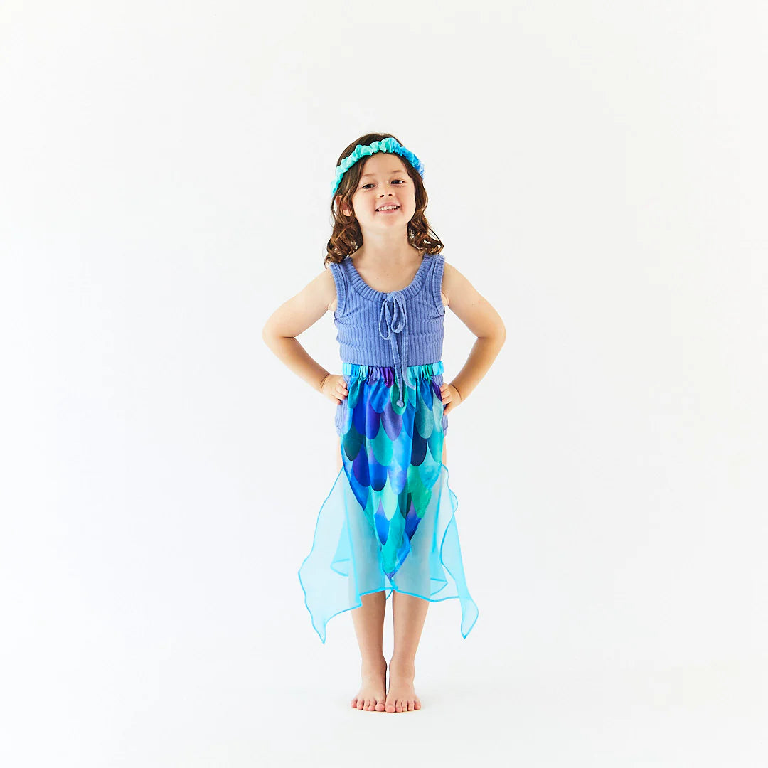 Teal Mermaid Skirt