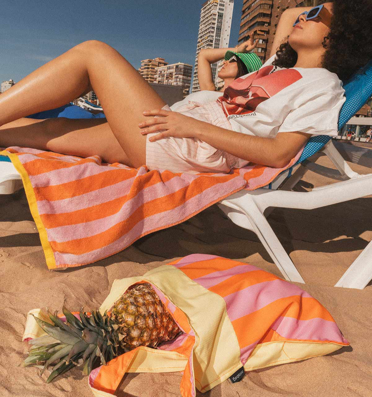 fruit filled reusable tote bag