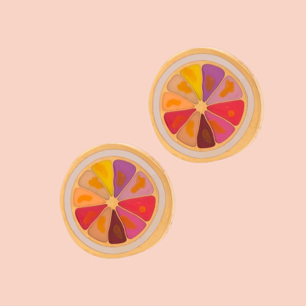 Citrus Fruit Earrings