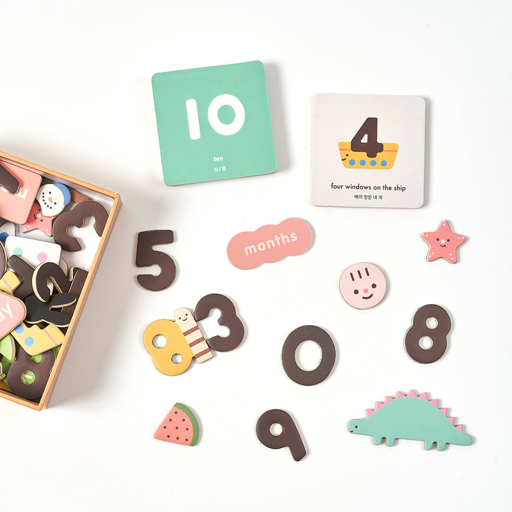 Magnetic Numbers Play Set