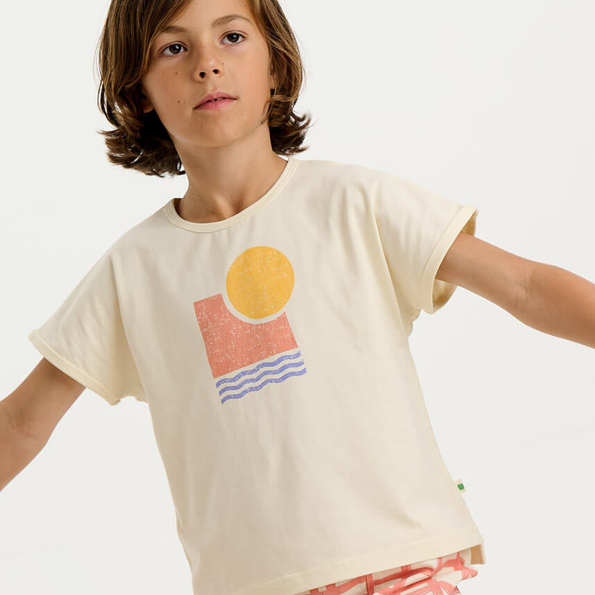 Santorini - Sunset Jersey Baby &amp; Kids T-Shirt