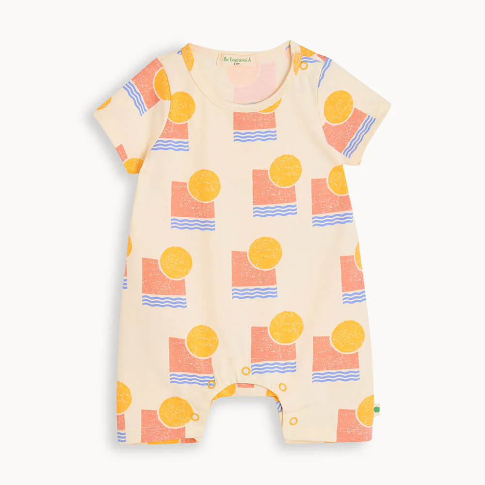 Skiff - Sunset Jersey Baby &amp; Toddler Shorty Playsuit