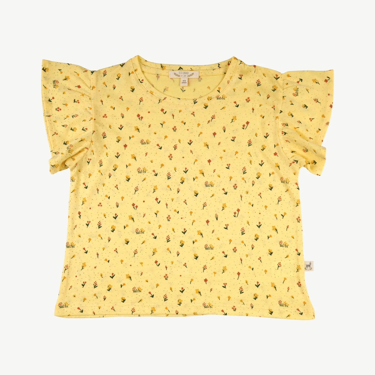 Desert Wildflower Frill Sleeve T-Shirt