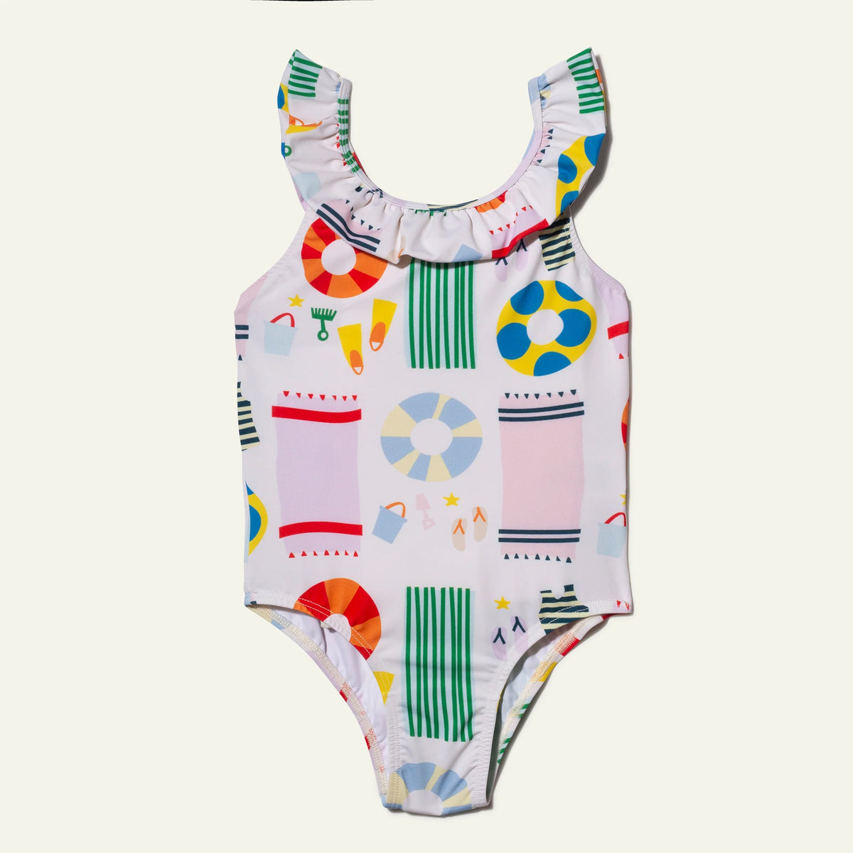 Kid Beach Ruffle Swimsuit