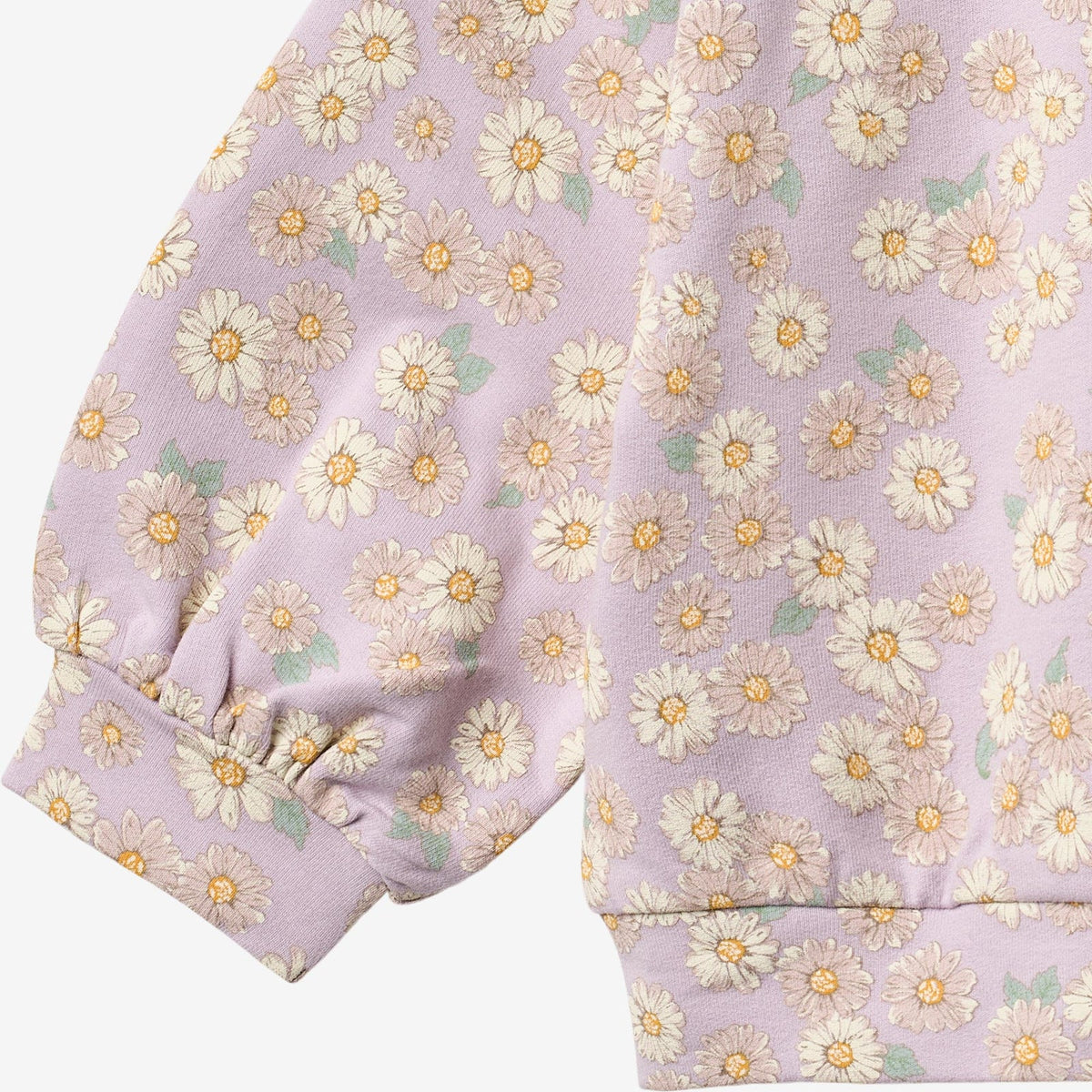Lavender Daisies Baby Sweatshirt Lia