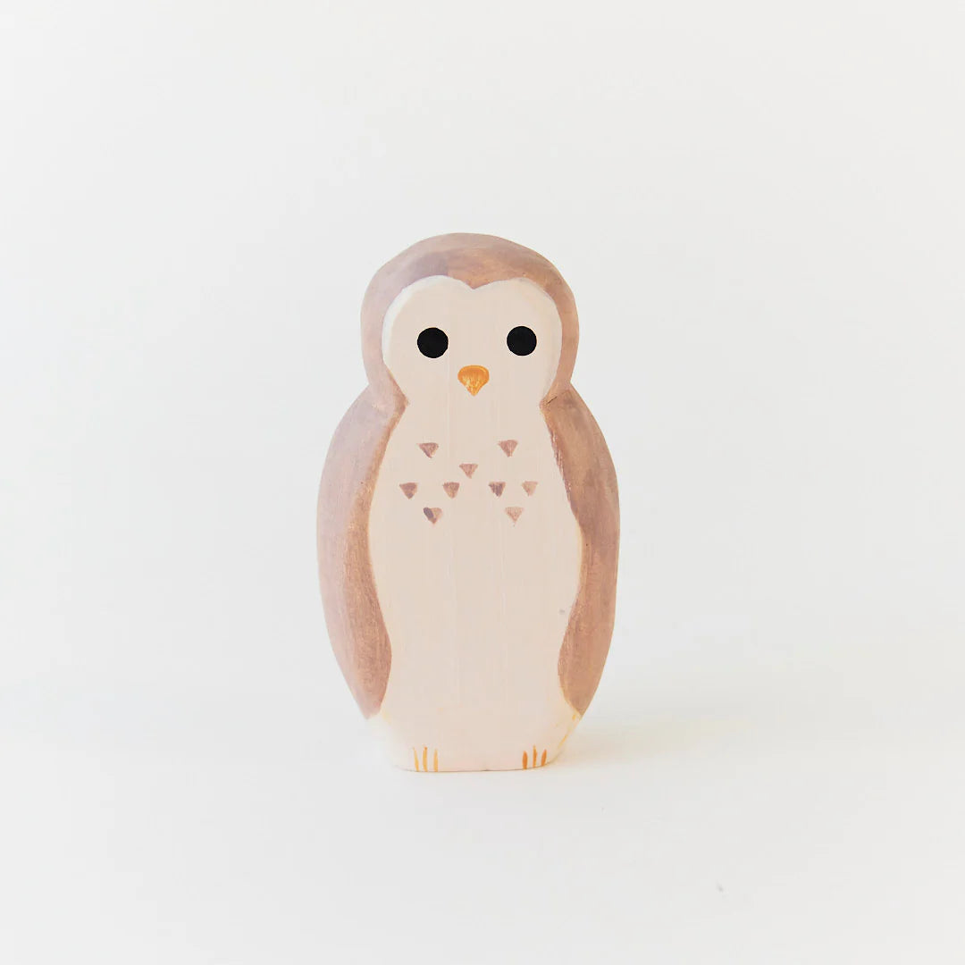 Owl Wooden Figure