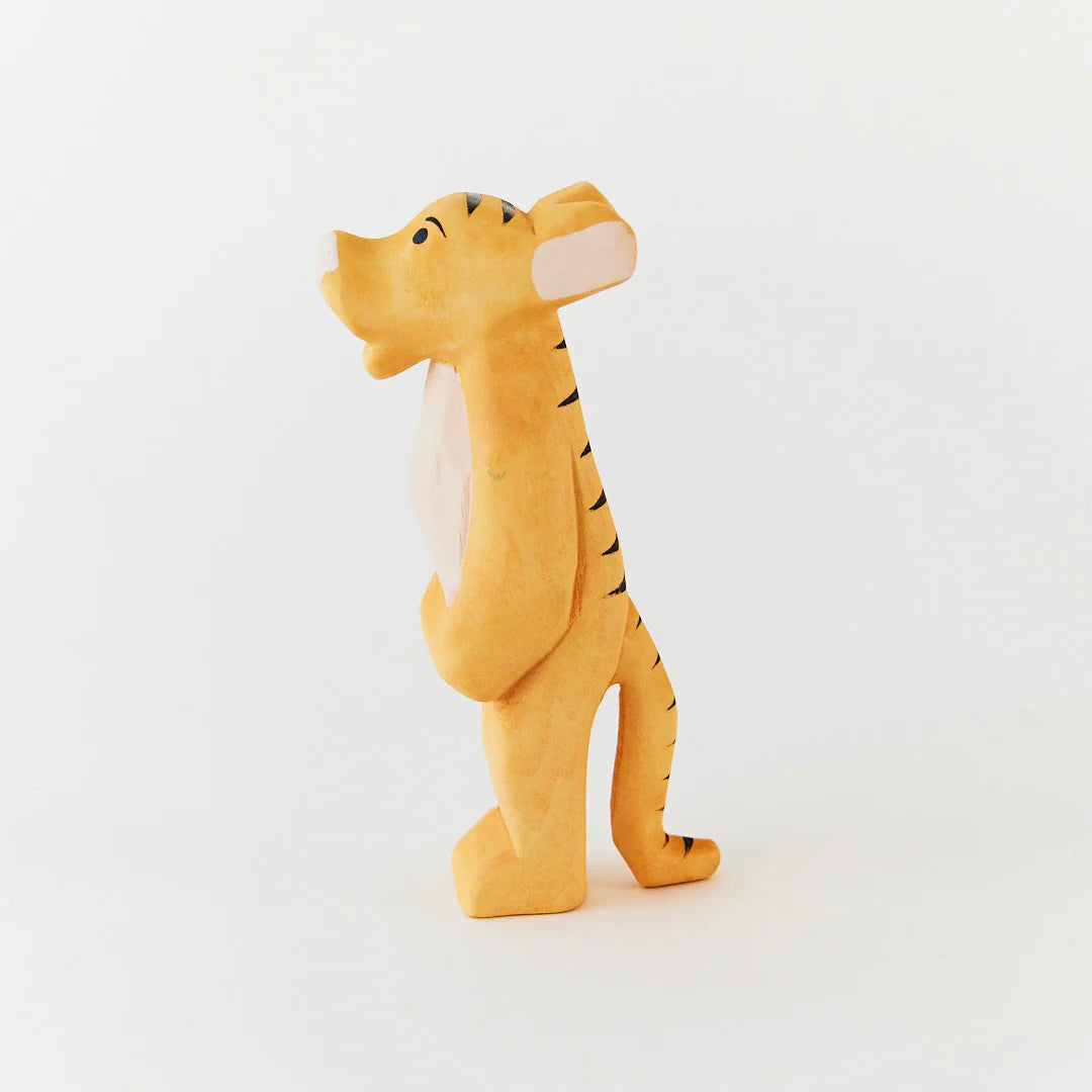 Tiger Wooden Figure