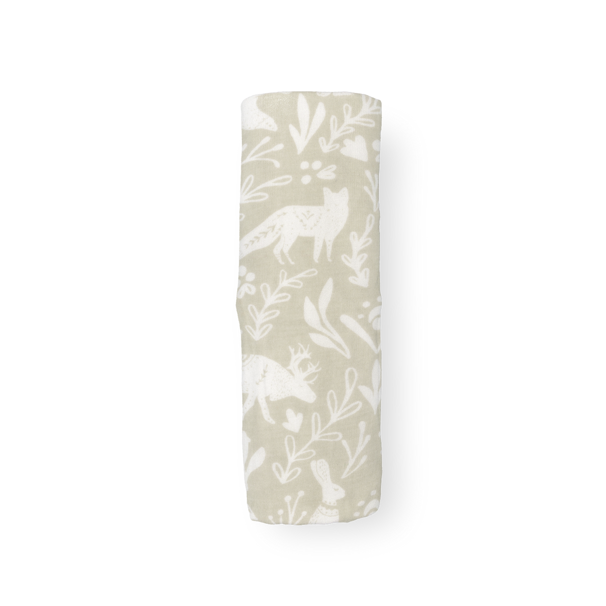 Stretch Knit Swaddle Blanket - Folk Fauna