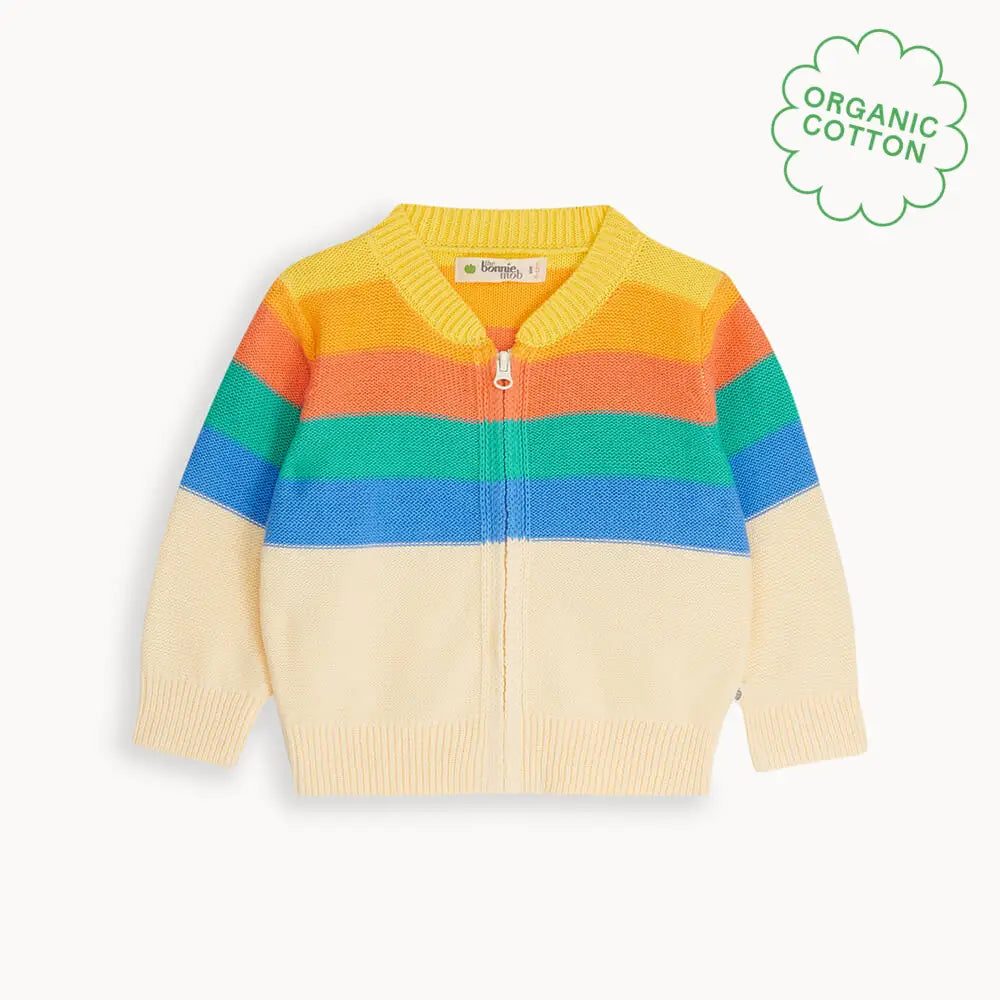 Barnacle - Rainbow Stripe Cardigan