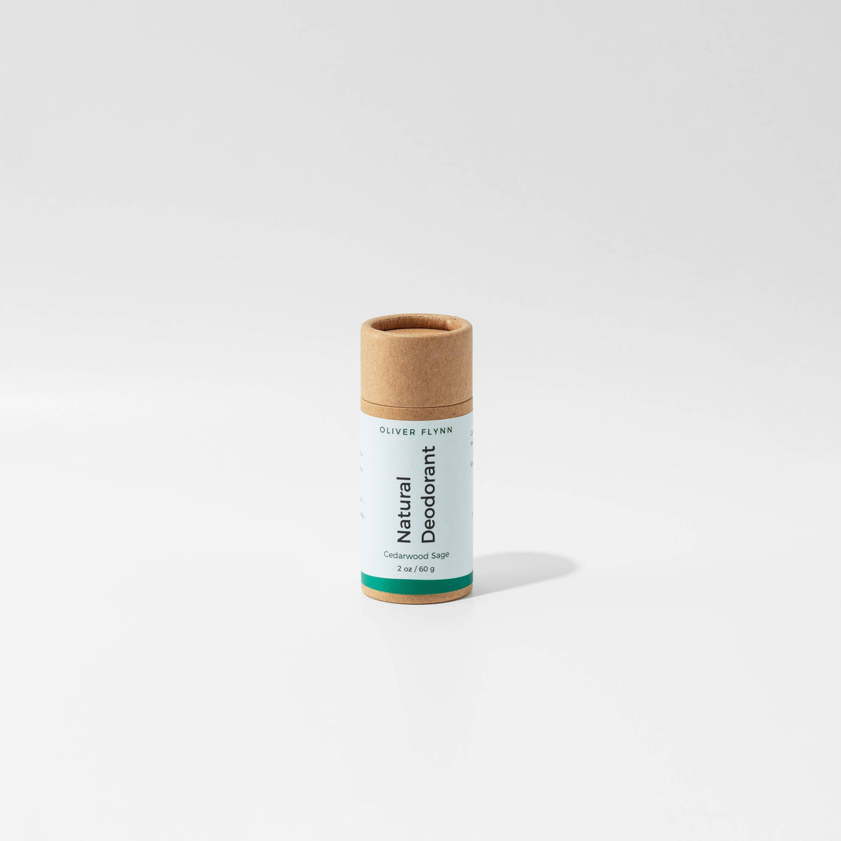Natural Deodorant in compostable push-up tube