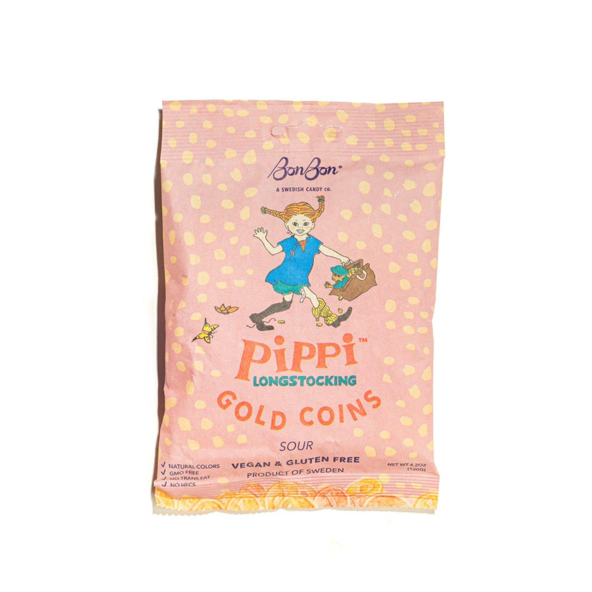 Pippi Longstocking Swedish Candy Gold Coins