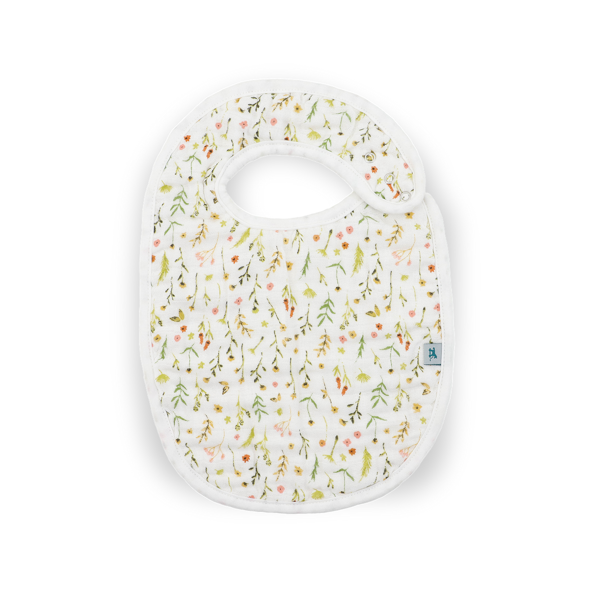 Organic Cotton Muslin Classic Bib 3 Pack - Floral Field
