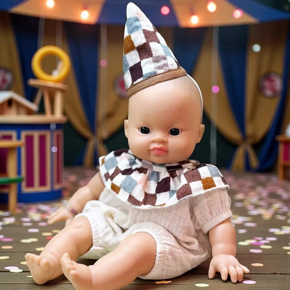 Checkered Romper & Hat