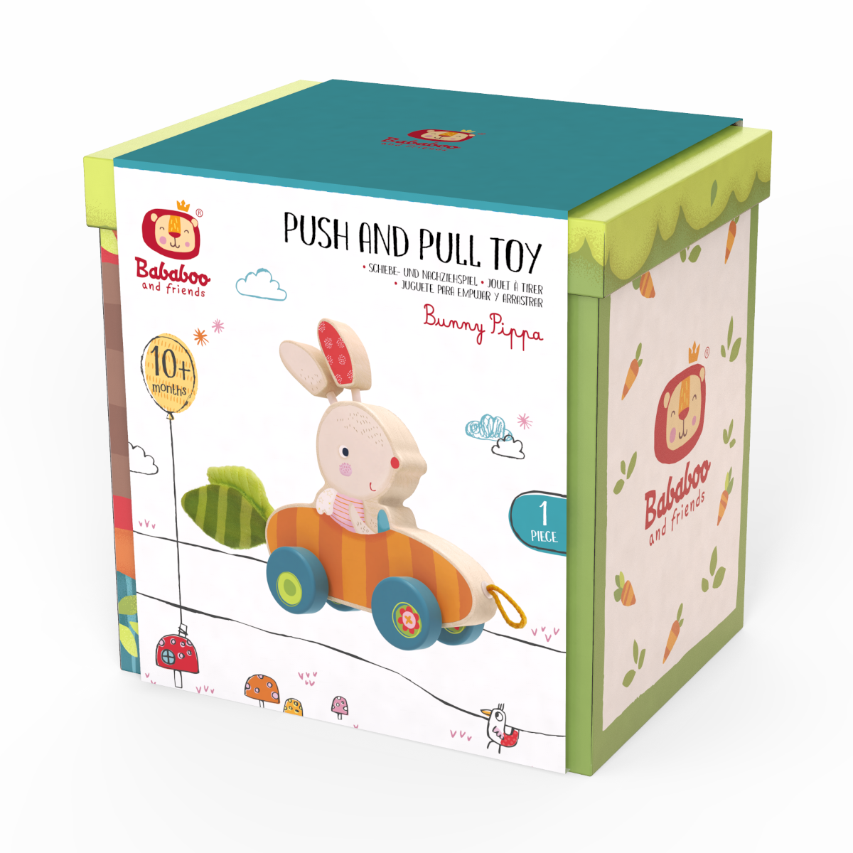 Pippa Bunny Push and Pull Toy