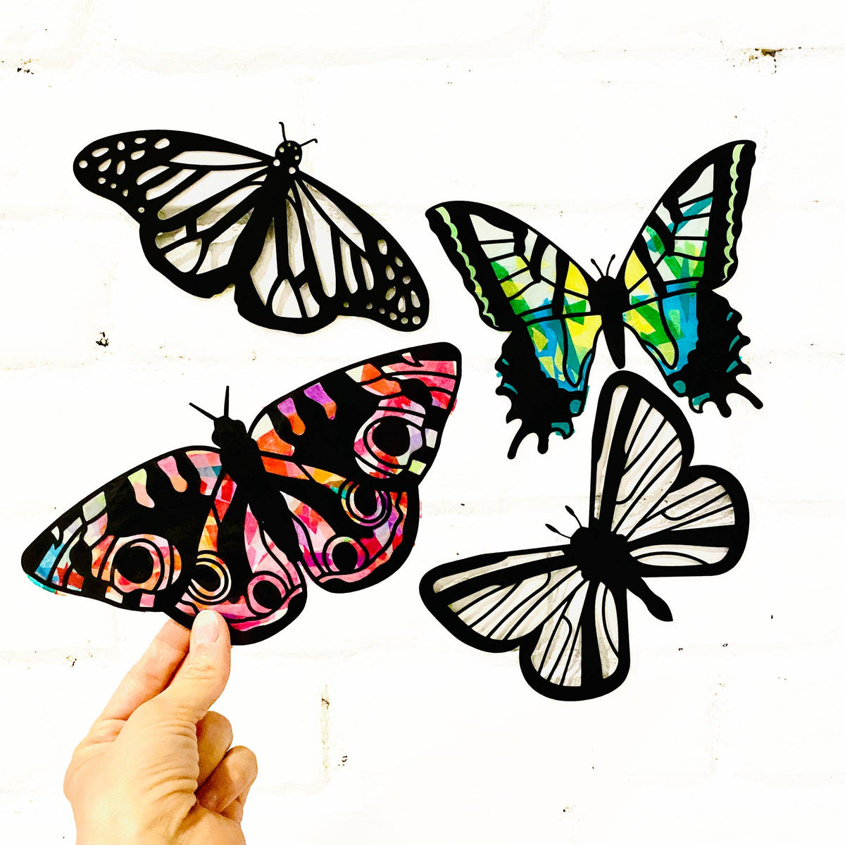 Butterflies Suncatcher Kit
