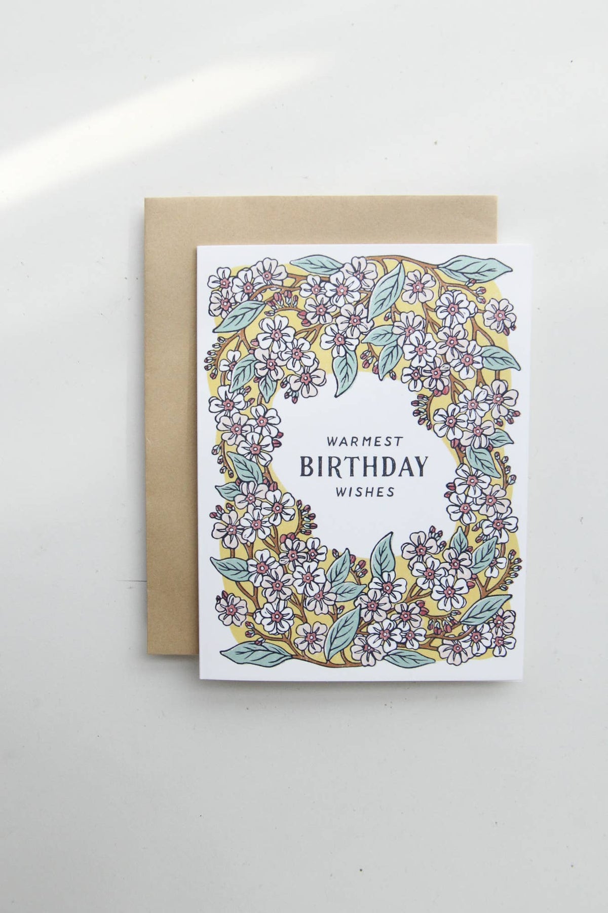 Warmest Birthday Wishes - Peach Blossoms Card