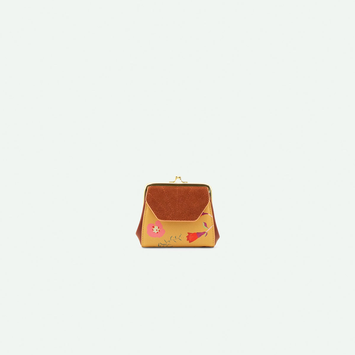 purse with floral design