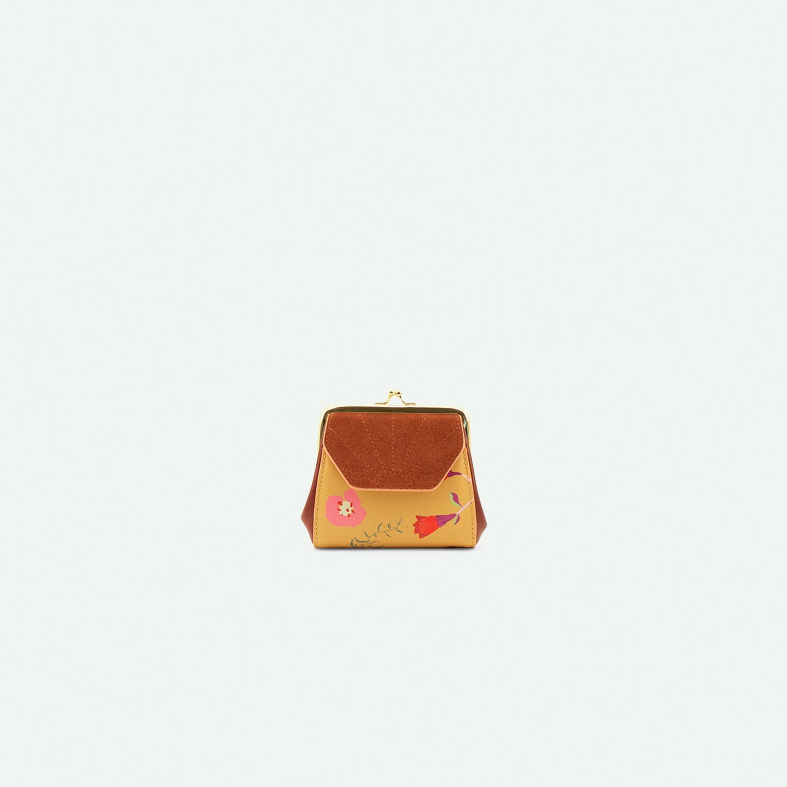 purse with floral design