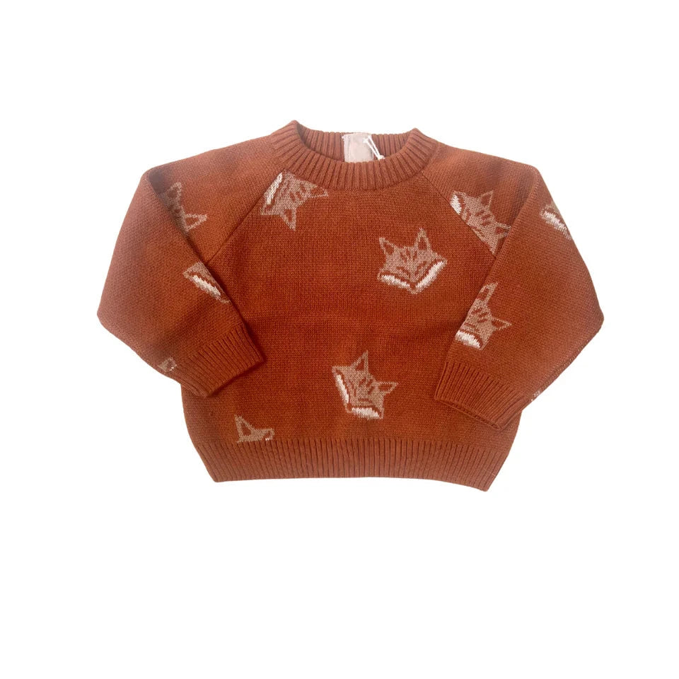 Organic Fox Knit Sweater