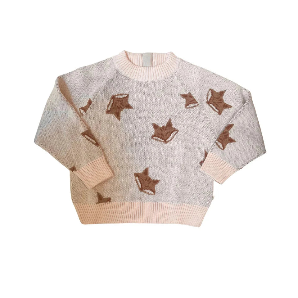 Organic Fox Knit Sweater