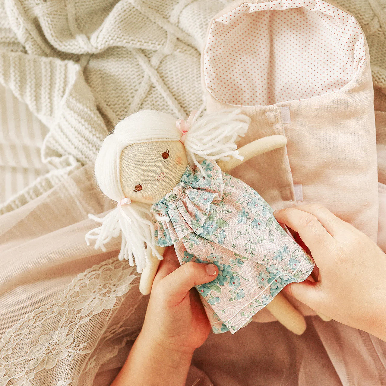 doll on toy shelf