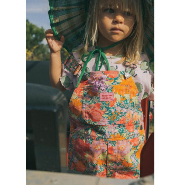 HIbiscus Short Overalls
