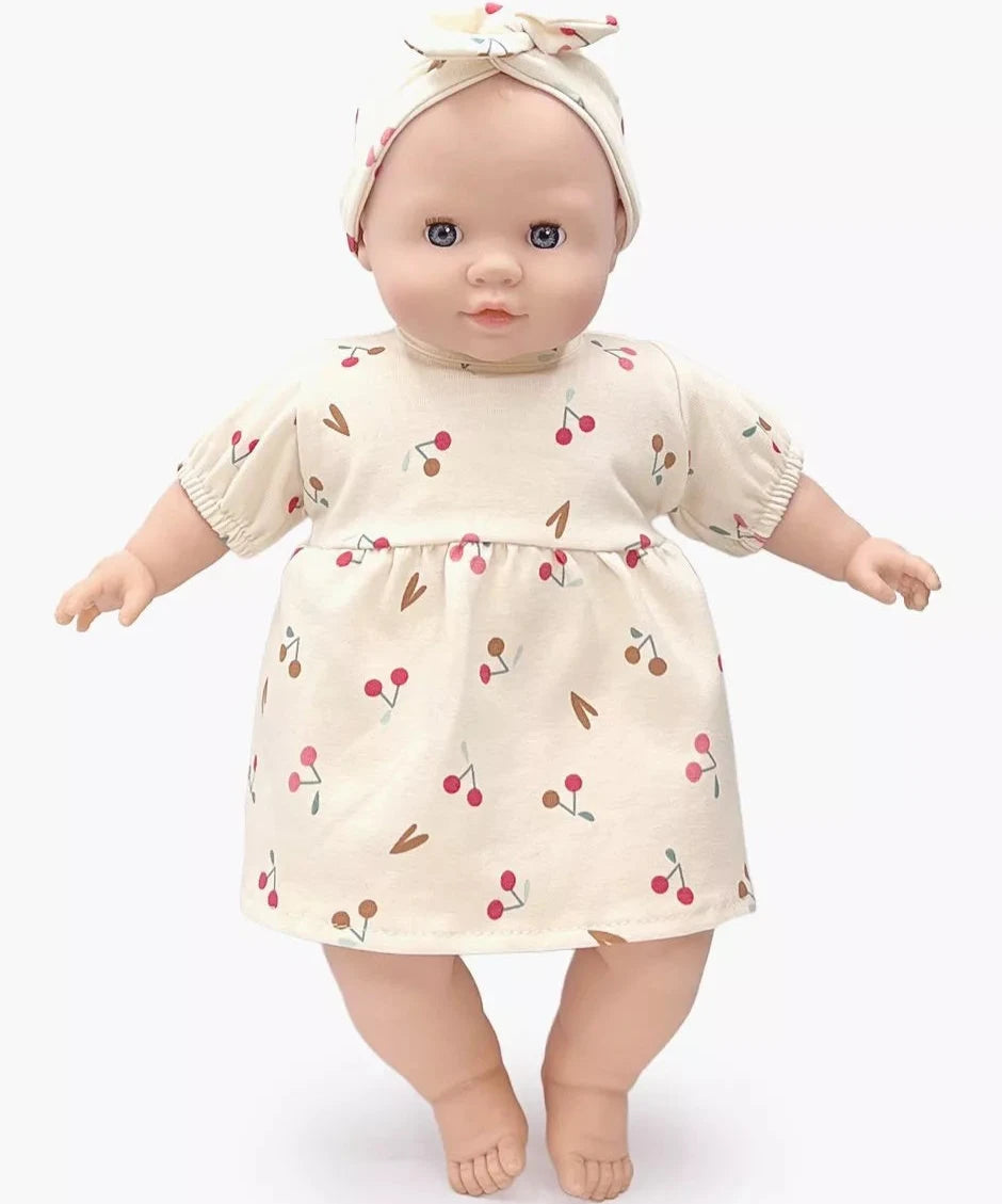 Emilie Cuties Doll with Cherry Romper