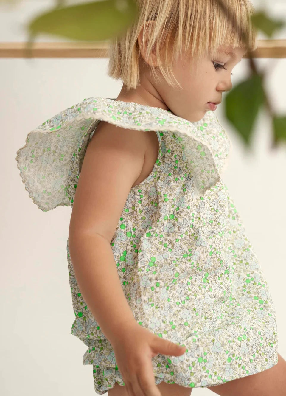 Bright Floral Organic Cotton Dress