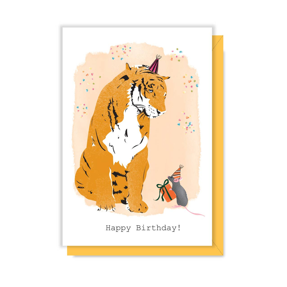 Tiger &amp; Mouse Birthday Enclosure Card
