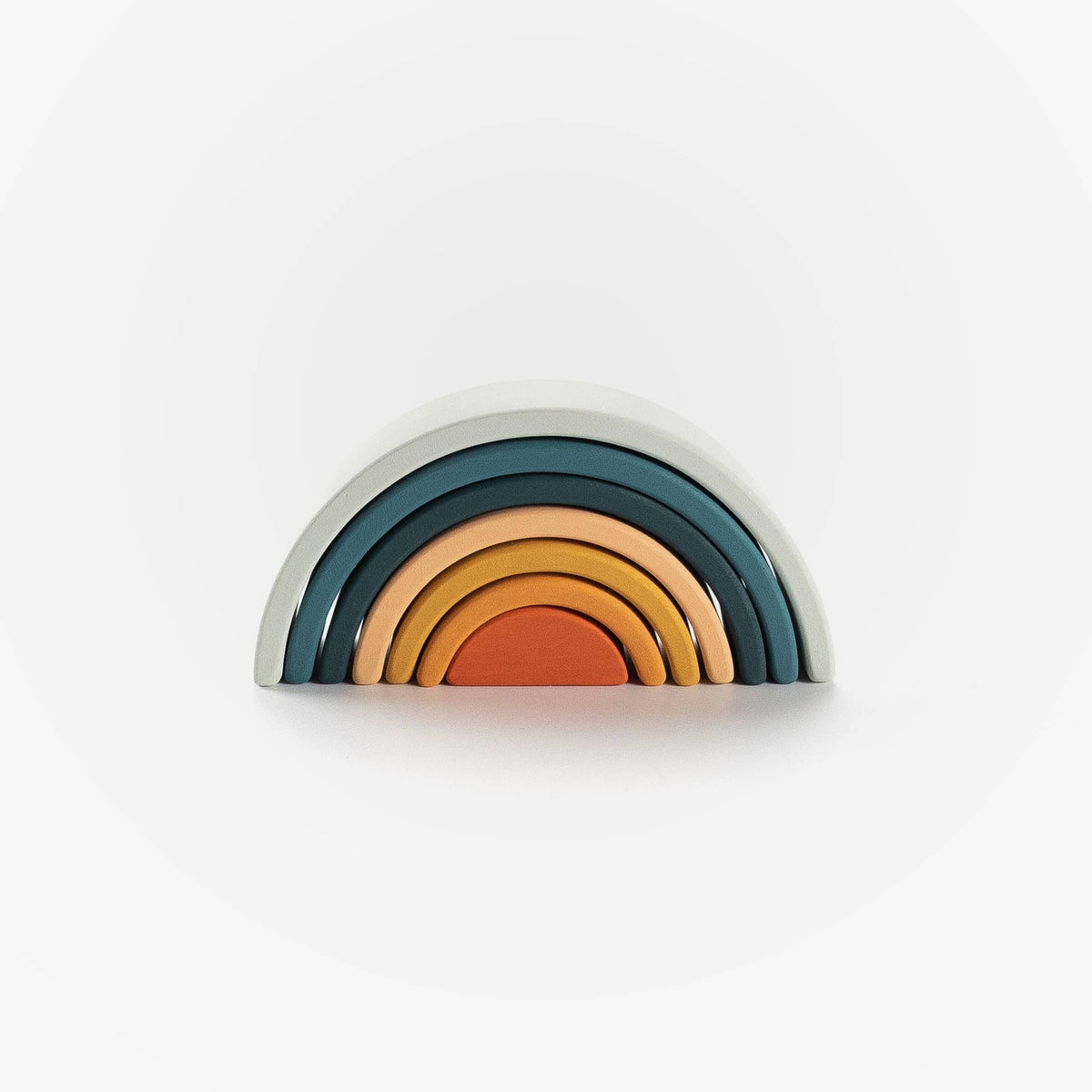 Wooden Rainbow Arch Stacking Toy