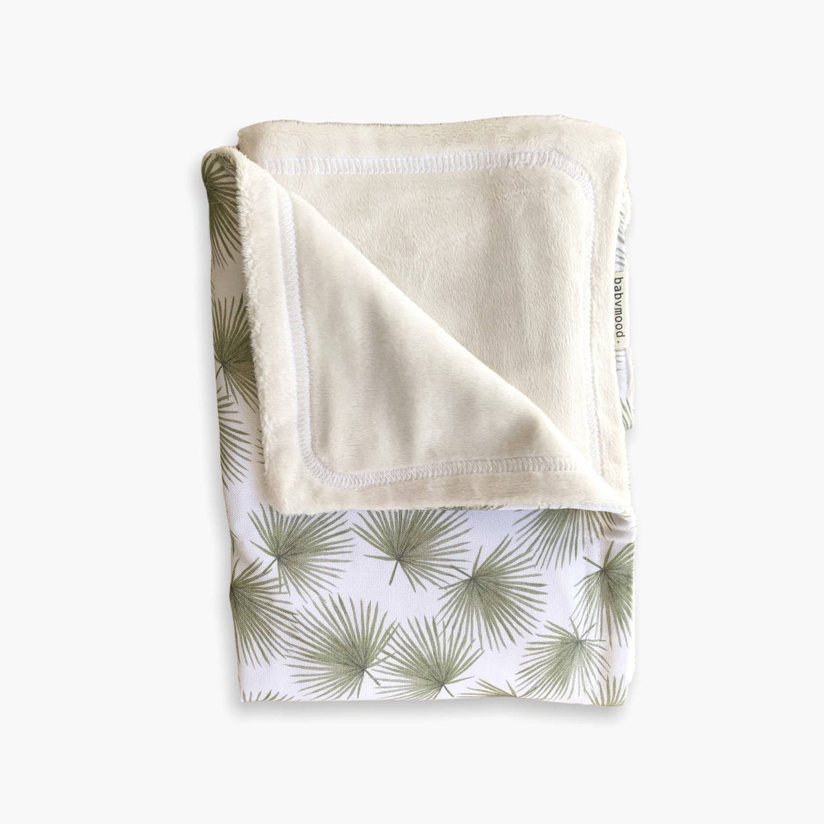 Green Palms Bamboo Baby Blanket