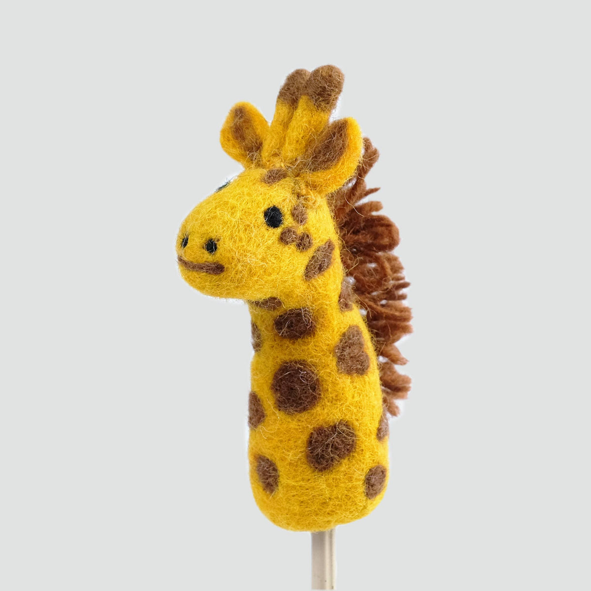 Felt Finger Puppets Giraffe