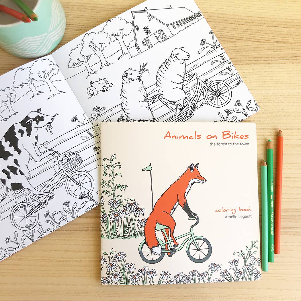 Animals on Bikes - From the Forest to the Town