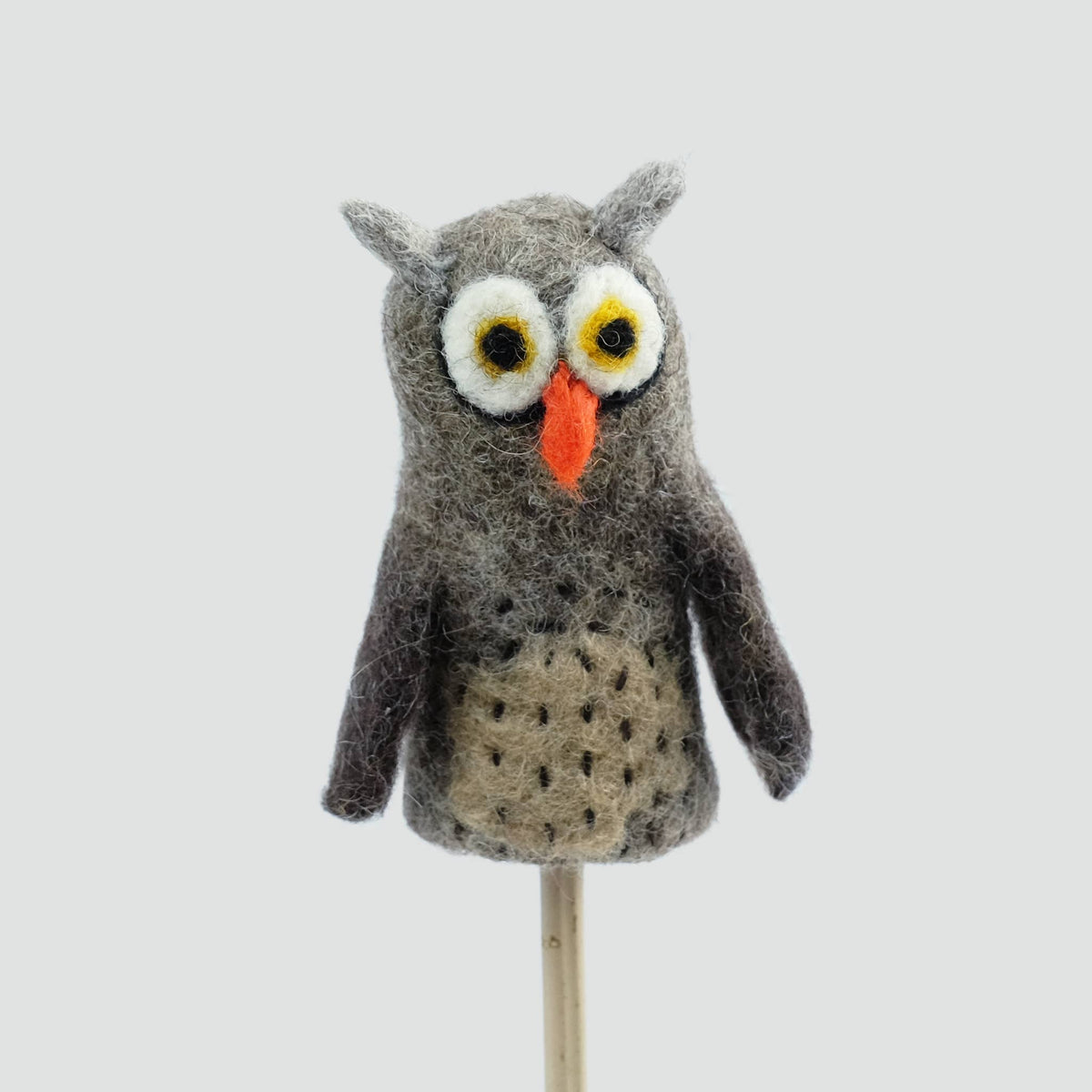 Felt Finger Puppets Owl