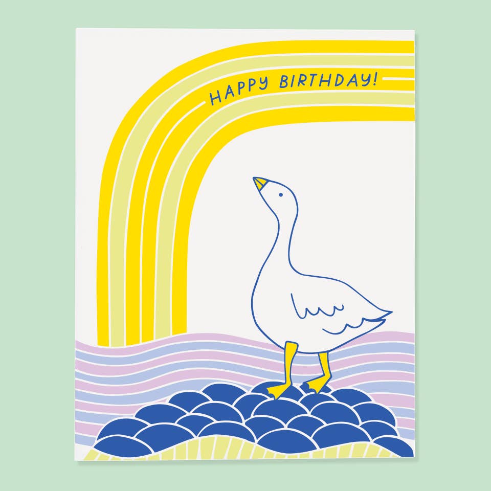 Birthday Goose Card