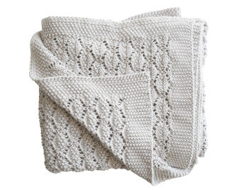 Organic Knit Baby Blanket
