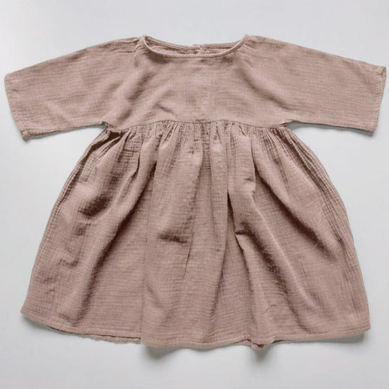 Muslin Dress Antique Rose